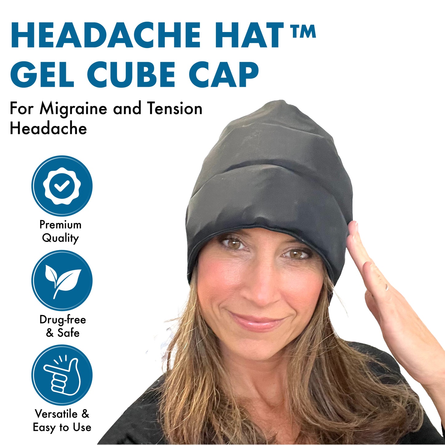 Headache Hat™ Gel Cube Pull On Hat (2.0)