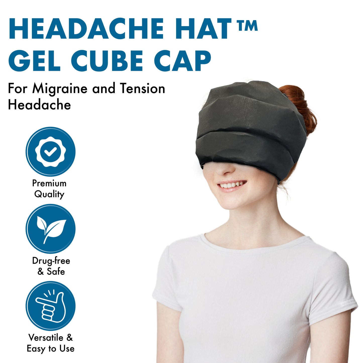 Headache Hat™ Gel Cube Pull On Hat (2.0)